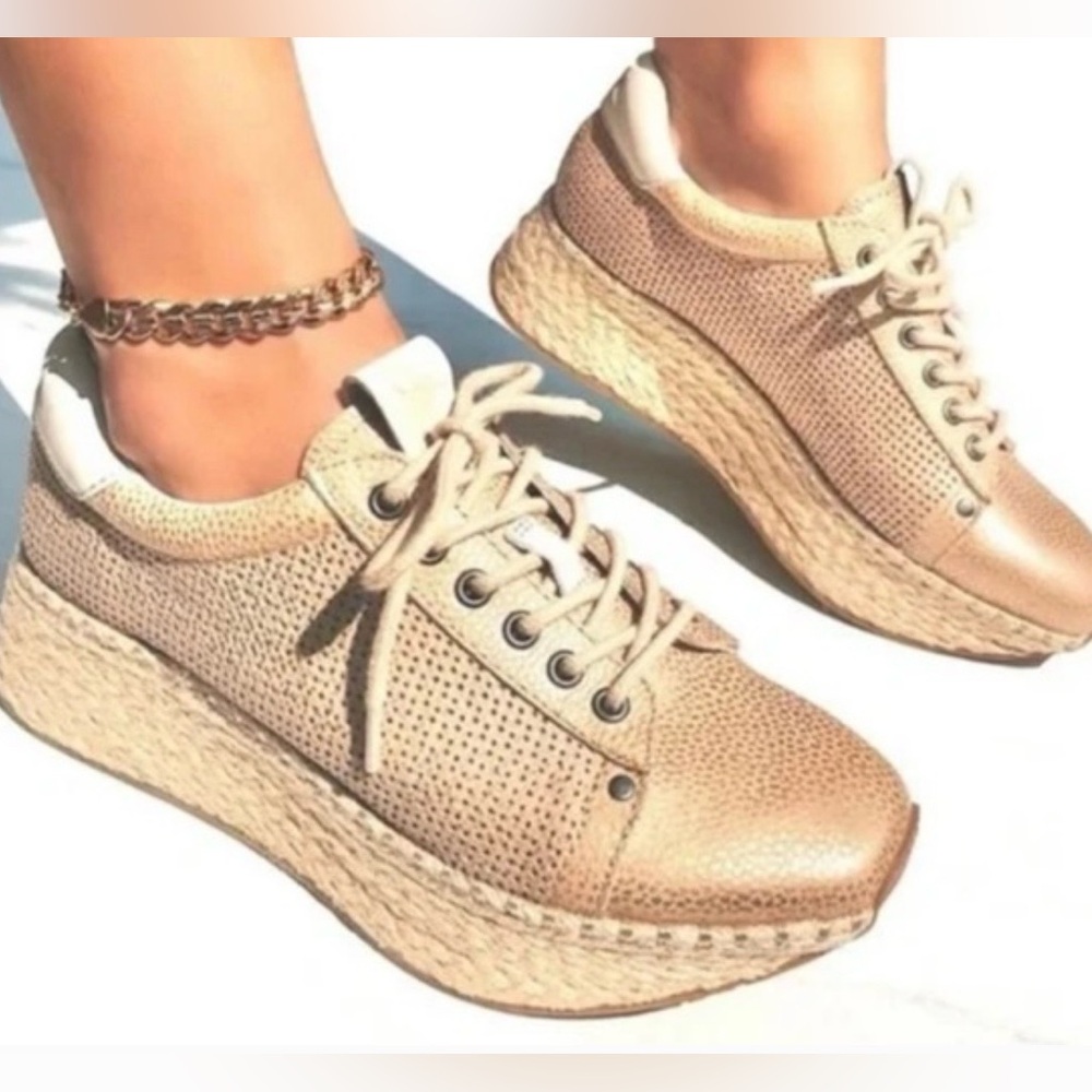 OTBT Tan Platform Sneakers for Women